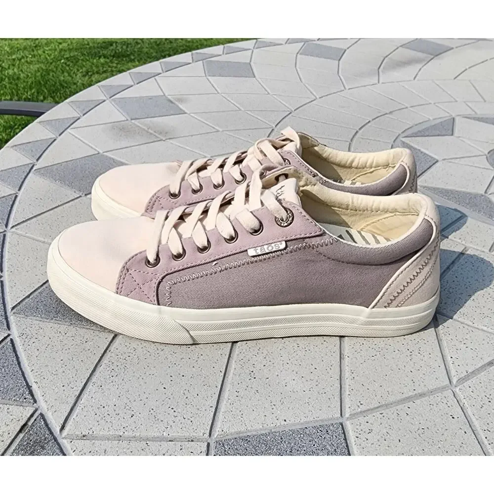 Taos Plim Soul Canvas Low Top Sneakers 10 - Picture 8 of 9